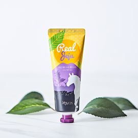 [JEJUON] Real Jeju Mayu Hand Cream 30mL - Jeju Turmeric, Jeju Horse Oil,  Skin Trouble Care Moisturizing Skin Astringency, Jeju Organic Natural Ingredients, Non-irritating Cosmetics - Made in Korea