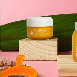 [JEJUON] Jeju On Cutera Turmeric Cream 50mL-skin restoration, moisture, skin soothing, vegan certification, Jeju, vegan, organic, natural ingredients, non-irritating, cosmetics-Made in Korea