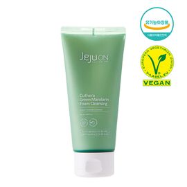 [JEJUON] Jeju On Green Tangerine Foam Cleansing 120mL-Organic, Hyaluronic Acid, Jeju, Vegan, Organic, Natural Ingredients, Non-Irritating, Cosmetics - Made in Korea