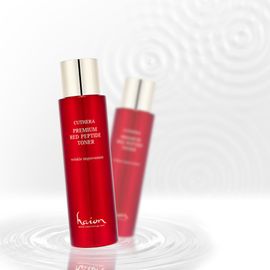 [HAION] CUTHERA Premium Red Peptide Toner 130mL - Anti-wrinkle, JEJU natural ingredients Volcanic Ash Soil, Turmeric and Small Molecular Peptide, Non-Irritating Tested - Made in Korea