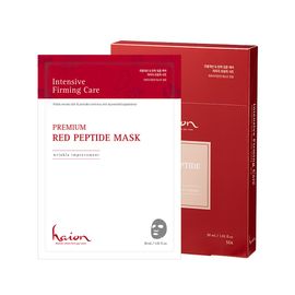 [HAION] Premium Red Peptide Face Mask Pack 30mL 5EA - Small Molecular Peptide Skin Health Improvement and Anti-Wrinkle, JEJU Naturally-derived Ingredients, Non-Irritating Tested - Made in Korea