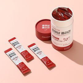 [HAION] Premium Red Sea Cucumber Collagen Jelly, 20g x 20  - Jeju Red Sea Cucumber Extract, Vitamin C, Small Molecular Weight Fish Collagen, Skin Elasticity, JEJU natural ingredients - Made in Korea