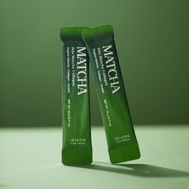 [JEJUON] Jeju Organic Matcha Low Molecular Fish Collagen Jelly Stick Anti Aging Inner Beauty Skin Care - Made in Korea