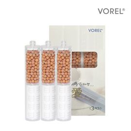 [BBC] Borrell Shower Filter Ionite Double Structure Filter 3 for Refill_99% Antibacterial, Sterilization, Chlorine Removal, Mineral Increase, Skin Disease Improvement_Made in Korea