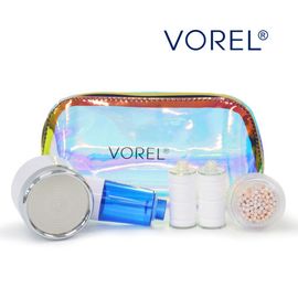 Borrell Travel Package (Ionite Filter Shower, 1 Pouch Bag, 1 Travel Shower Body, 2 PP Filters, 1 Encapsulated Ionite Filter)_Made in Korea
