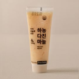 [K-Agroway] Hanon minced garlic 100g x 4 tubes_Easy Cap Type, Garlic, Ground Garlic, Cooking, Food, Anti-Hearing _Made in Korea