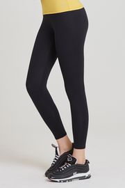 [AirFlawless] CLWP9079 No-Fold Basic Leggings Black, Yoga Pants, Workout Pants For Women _ Made in KOREA