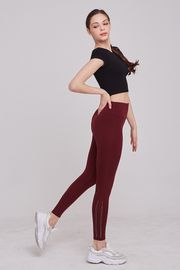 [AirFlawless] CLWP9095 3M Dot Print Leggings Wine, Yoga Pants, Workout Pants For Women _ Made in KOREA