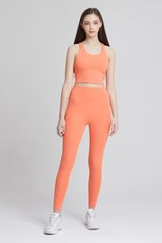 [Ultimate] CLWP9100 Fresh One Mile Leggings Orange-Pink, Yoga Pants, Workout Pants For Women _ Made in KOREA