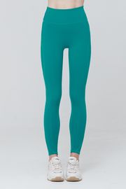 [AIRLAWLESS] CLWP9113 Tension Wave Leggings Real Green, Yoga Pants, Workout Pants For Women _ Made in KOREA