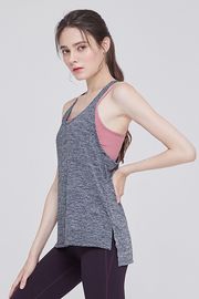 [Cielcoco] CLWT8065 Runner Layered Top Gray, Gym wear, Sweats, Sportswear, Jogging Clothes, T-shirts, Fashion Sportswear, Casual tops For Women _ Made in KOREA