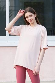 [Cielcoco] CLWT8080 Open back T-shirt _Pink, short-sleeved T-shirt, summer shirt, sweatshirt, sportswear, indoor wear, women's fashion _ Made in KOREA