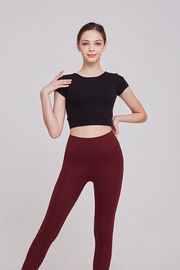[Cielcoco] CLWT8062 Ribbed Back Strap Crop Top Black, Gym wear, Sweats, Sportswear, Jogging Clothes, T-shirts, Fashion Sportswear, Casual tops For Women _ Made in KOREA