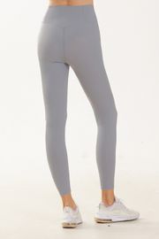 Cielcoco CLWP9147 Legging Taille Haute avec Poche Arrière _ GRIS  _ Fabriqué en Corée du Sud