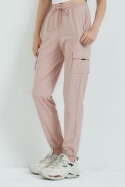 Cielcoco CLWP9154 D Ring Cargo Jogger Pants _ PINK_  Made in Korea
