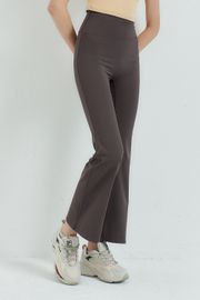 Cielcoco CLWP9159 Relaxing Flare Pants_  BROWN _  Made in Korea