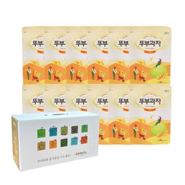 [COOKIA] Tofu Gift Set No. 1 (Tofu 50g x 12pcs)_100% Domestic Soybeans, Right Food, Premium Sweets, Tofu Snacks_Made in Korea