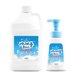 [Sanigen] Seni Bubble Hand Soap Hand Soap Unscented Pump + Refillable Type (500mL+3.78L)_EWG Green Grade, Skin Protection, Bubble Cleaner, Vitamin C, Antibacterial _Made in Korea