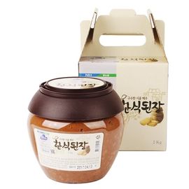 [Donggang Maru] Yeongwol Nonghyup Korean Miso 2kg_Gangwon-do Yeongwol Soybean, Traditional Method, Rural Miso, Fermented Food_Made in Korea