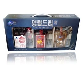 [Donggang Maru] Yeongwol Nonghyup Yeongwol Dream Gift Set I (All-purpose Marinade 500g + Honey Gochujang 500g + Korean Miso 450g)_100% Domestic _Made in Korea