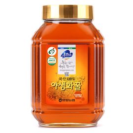 [Donggang Maru] Yeongwol Nonghyup Wildflower Honey 1kg (Bottle)_100% Domestic, Wildflower Flower, Grade 1+, Vitamin B6_Made in Korea