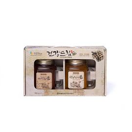 [Donggang Maru] Yeongwol Nonghyup Health Dream Gift Set (Acacia Honey 550g + Wild Flower Honey 550g)_100% Domestic, Wildflower Flower, Acacia Flower _Made in Korea