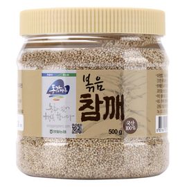 [Donggangmaru] Yeongwol Nonghyup Stir-fried sesame seeds 500g_100% domestic, savory, healthy diet, stir-fry, dietary fiber_Made in Korea