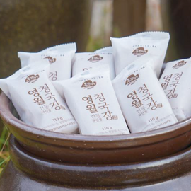 [Donggang Maru] Yeongwol Nonghyup Traditional Fermented Cheonggukjang – Conveniently Packaged, Rich, Savory Flavor, Perfect for Healthy Stews (110g x 20 Packs)_Made in Korea