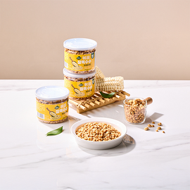 Discover the Authentic Taste of Korea with [Donggang Maru] Yeongwol Nonghyup's 4-Variety Roasted Grains Snack – Black Soybeans, Glutinous Corn, Sorghum, and Job's Tears _ Made in Korea