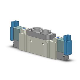 SMC SY5220-5MOZ-01 valve-ROAS MRO, dbl sol, body pt (dc)