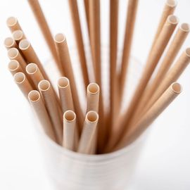[Koskopaper] White 4-ply Paper Straw 7mm x 210mm _Eco-friendly, Straw, Disposable, Natural Pulp_Made in Korea