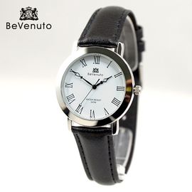 [BeVenuto] BV-SWWR Top Simple Leather Watch _ Fashion Business Watches With Leather Watch, 3 ATM Waterproof, Made in Korea