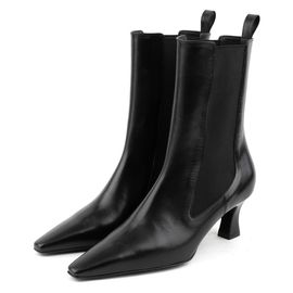 [KUHEE] Ankle_2359K 6cm _ Band Ankle Boot for Women with Comfort, Girl's Fashion Shoes, High Heels, Bootie Ankle Boot, Handmade, Cowhide _ Made in Korea