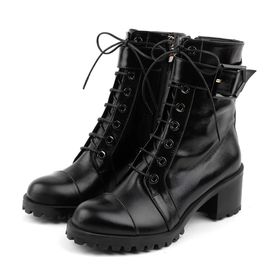 [KUHEE] Ankle_2360K 5cm _ Zipper Ankle Boot for Women with Comfort, Girl's Fashion Shoes, High Heels, Bootie Ankle Boot, Handmade, Cowhide _ Made in Korea