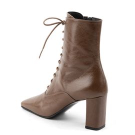 [KUHEE] Ankle_2364K 7cm _ Zipper Ankle Boot for Women with Comfort, Girl's Fashion Shoes, High Heels, Bootie Ankle Boot, Handmade, Cowhide _ Made in Korea