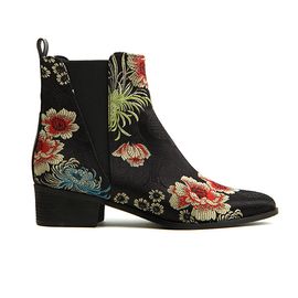 [KUHEE] Ankle_6764-2 4cm Stana _ Band Ankle Boot for Women with Comfort, Girl's Fashion Shoes, High Heels, Bootie Ankle Boot, Handmade, Jacquard Fabric _ Made in Korea