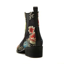 [KUHEE] Ankle_6764-2 4cm Stana _ Band Ankle Boot for Women with Comfort, Girl's Fashion Shoes, High Heels, Bootie Ankle Boot, Handmade, Jacquard Fabric _ Made in Korea