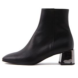 [KUHEE] Ankle_6782 5cm Pentagon _ Zipper Ankle Boot for Women with Comfort, Girl's Fashion Shoes, High Heels, Bootie Ankle Boot, Handmade, Cowhide _ Made in Korea