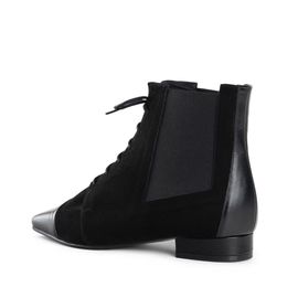 [KUHEE] Ankle_8418K 1.5cm _ Band Ankle Boot for Women with Comfort, Girl's Fashion Shoes, Flat Bootie Ankle Boot, Handmade, Cowhide, Sheepskin Suede _ Made in Korea