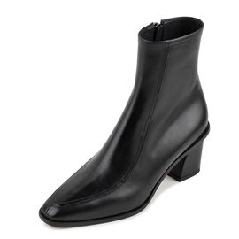 [KUHEE] Ankle_9362K 6cm _ Zipper Ankle Boot for Women with Comfort, Girl's Fashion Shoes, High Heels, Bootie Ankle Boot, Handmade, Cowhide _ Made in Korea