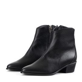 [KUHEE] Ankle_9403K-1 4cm _ Zipper Ankle Boot for Women with Comfort, Girl's Fashion Shoes, High Heels, Bootie Ankle Boot, Handmade, Cowhide _ Made in Korea
