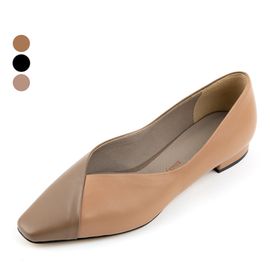 [KUHEE] Flat_2336K 1.5cm_ Flat Shoes for women with Comfort, Girl's Fashion Shoes, Soft Slip on, Handmade, Cowhide Sheepskin _ Made in Korea
