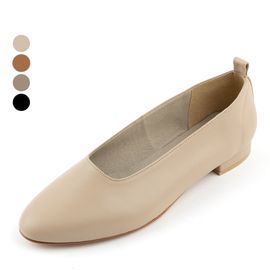 [KUHEE] Flat_2338K 1.5cm_ Flat Shoes for women with Comfort, Girl's Fashion Shoes, Soft Slip on, Handmade, Sheepskin _ Made in Korea