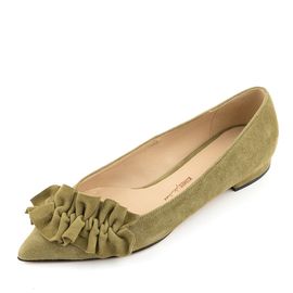 [KUHEE] Flat_2345K 1.5cm_ Flat Shoes for women with Comfort, Girl's Fashion Shoes, Soft Slip on, Handmade, Suede Sheepskin _ Made in Korea
