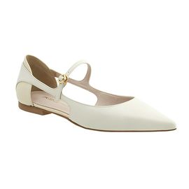 [KUHEE] Flat_7080_1.cm Tone On Tone Open Strap_ Flat Shoes for women with Comfort, Girl's Fashion Shoes, Soft Slip on, Handmade, Cowhide _ Made in Korea