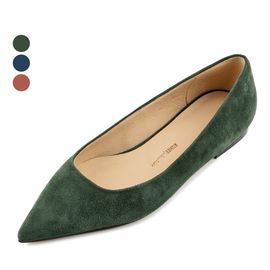 [KUHEE] Flat_9328K 1cm_ Flat Shoes for women with Comfort, Girl's Fashion Shoes, Soft Slip on, Handmade, Sheepskin Suede _ Made in Korea