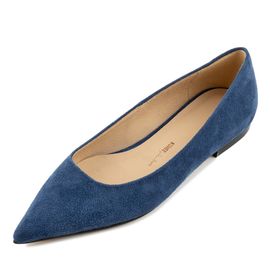 [KUHEE] Flat_9328K 1cm_ Flat Shoes for women with Comfort, Girl's Fashion Shoes, Soft Slip on, Handmade, Sheepskin Suede _ Made in Korea