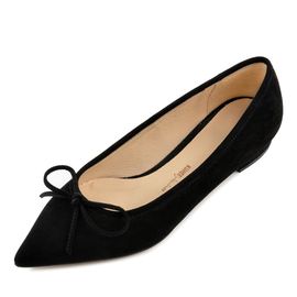 [KUHEE] Flat_9333K-1 1.5cm_ Flat Shoes for women with Comfort, Girl's Fashion Shoes, Soft Slip on, Handmade, Sheepskin Suede _ Made in Korea