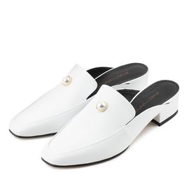 [KUHEE] Bloafer 2319K 3.5cm - Pearl Feminine Classic Loafer Mule Handmade Shoes - Made in Korea