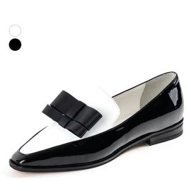 [KUHEE] Loafers 9032K 1.5cm - Women's Ribbon Classic Dress Shoes Lovely Middle Heel Handmade Shoes - Made in Korea